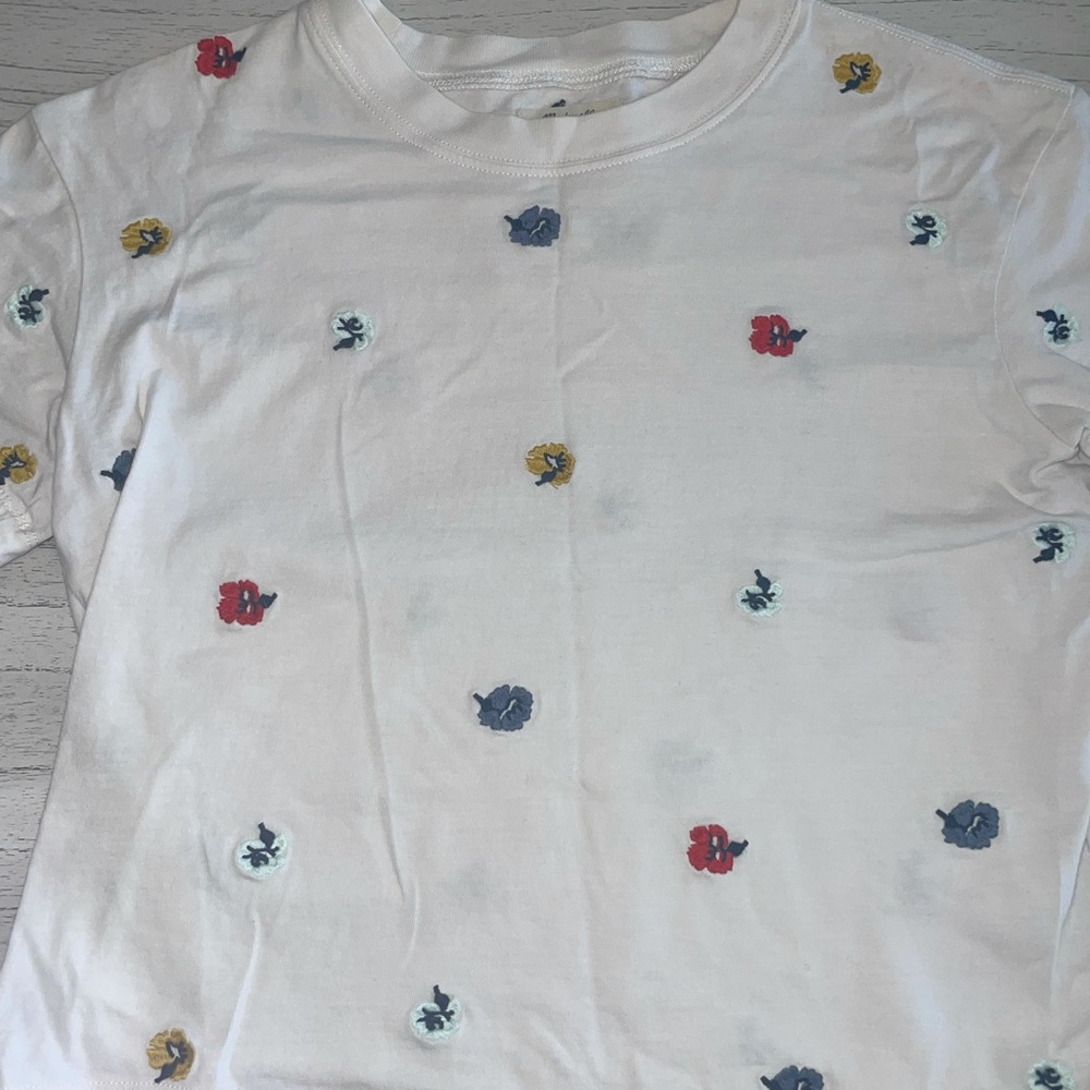 Madewell crop tshirt